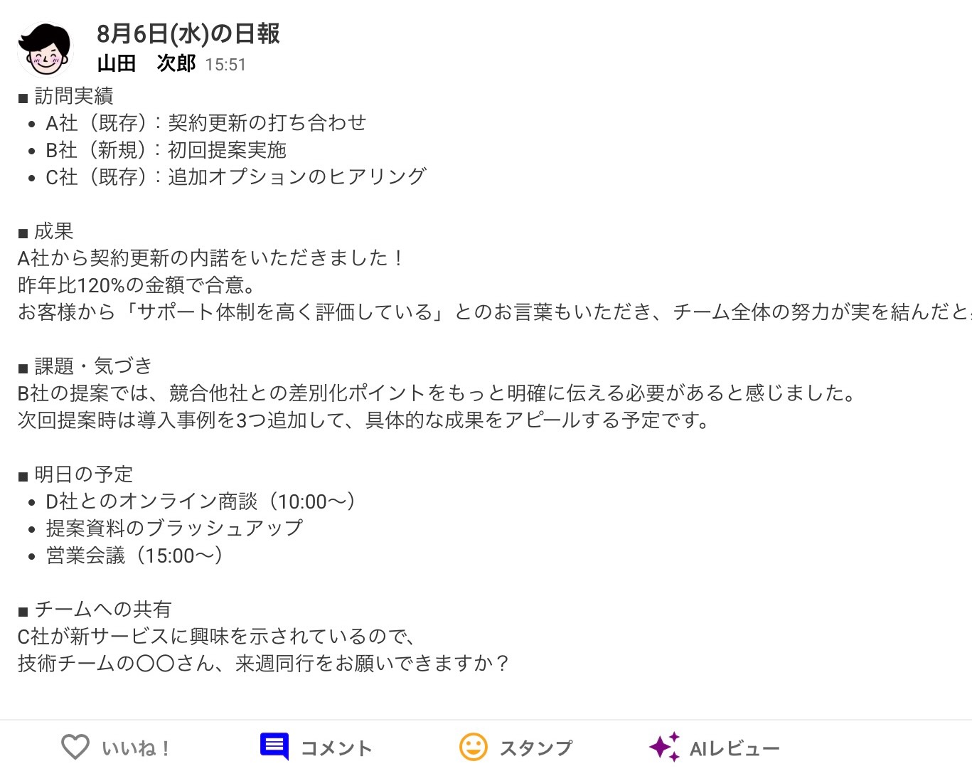 見出し1の説明画像A